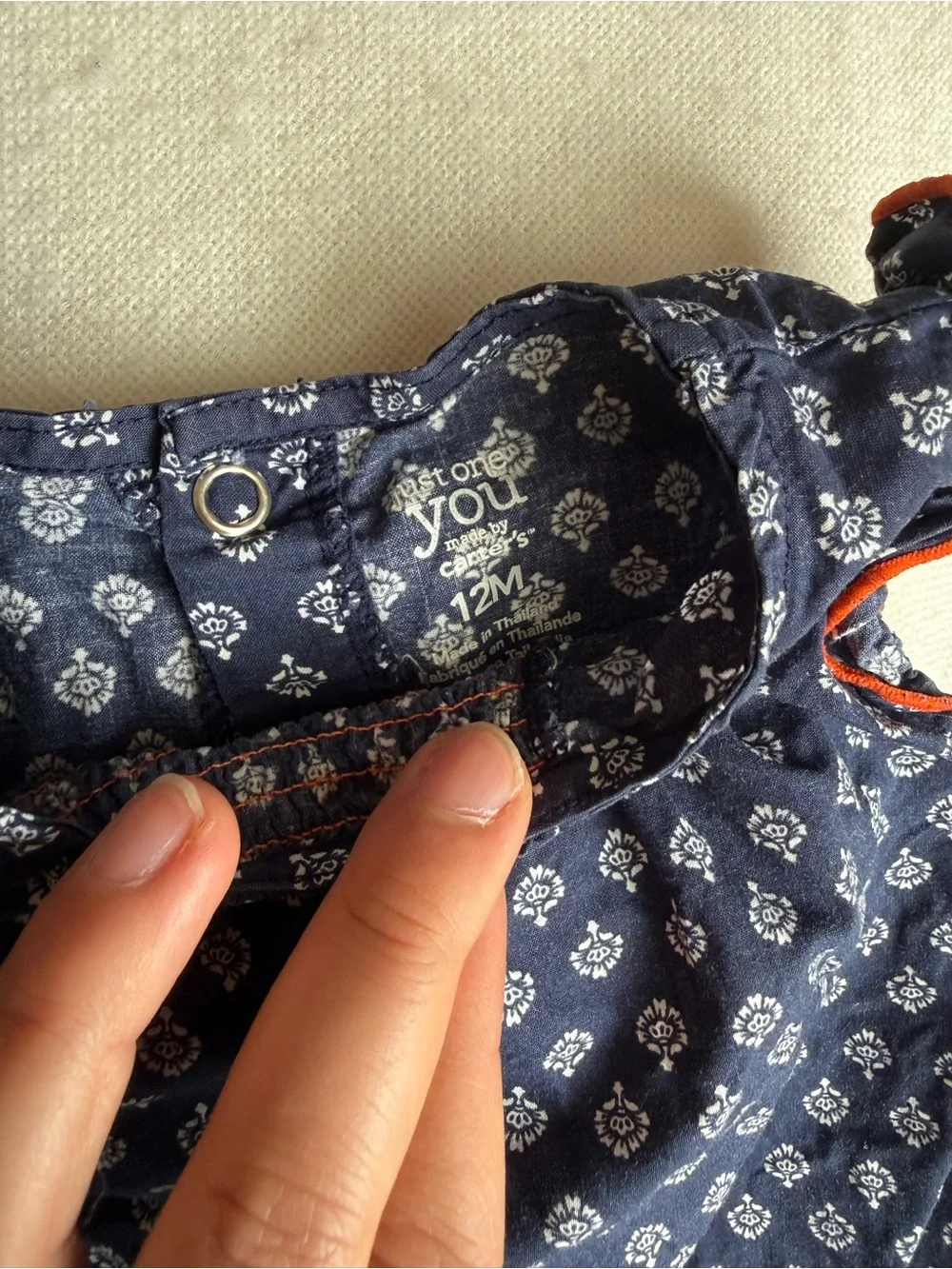 Carters navy blue
